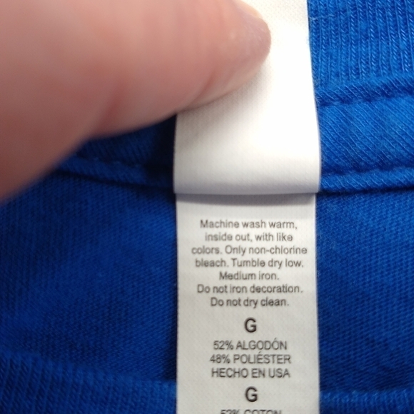 Just Add Vodka Size Large Tee T Shirt Skyy Vodka Blue White Bella Canvas Cropped - Picture 7 of 8